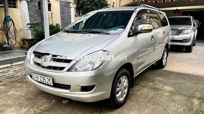 Toyota Innova 2.0G 2008. Số sàn. Xe gia đình