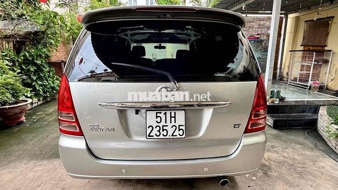 Toyota Innova 2.0G 2008. Số sàn. Xe gia đình