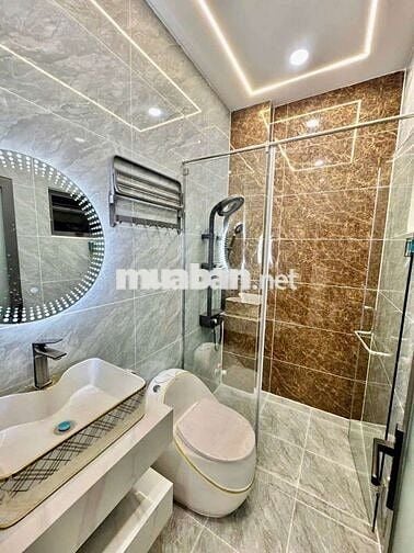 Nhà đường MÃ LÒ [4x16, 4lầu, 5pn, 6toilet] 17tr/tháng