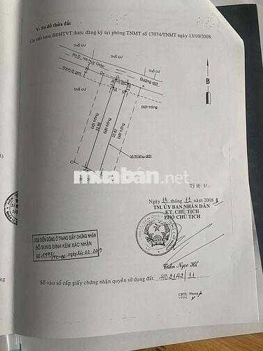 Nhà đất đường TL51 , Phường Thạnh Lộc DT 183m2 (5mx37,4m)