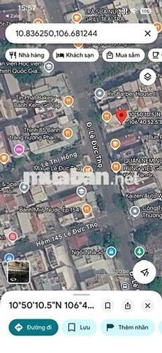 Sang gấp mặt bằng quán phở, Cơm Vp TT Gò Vấp