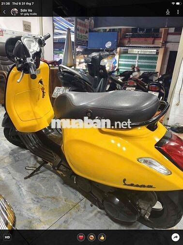 Piaggio Vespa Primavera Fi màu Vàng đen đời 2014