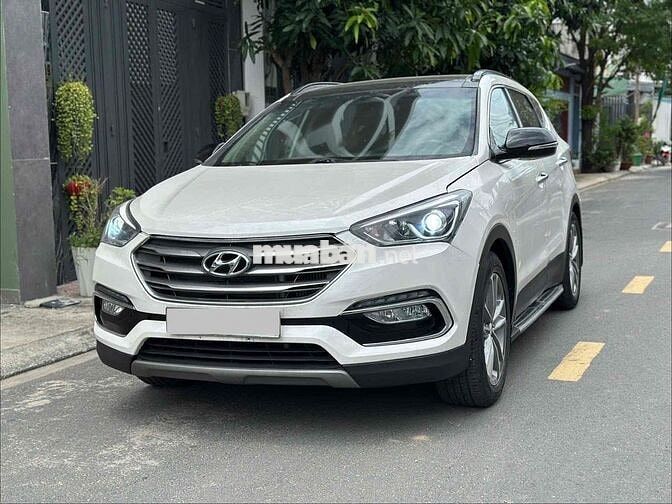 Hyundai Santafe 2018 Full Dầu 2.2D Màu trắng