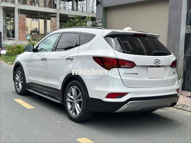 Hyundai Santafe 2018 Full Dầu 2.2D Màu trắng
