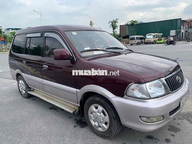Toyota Zace 2004 Đỏ mận 7 chỗ