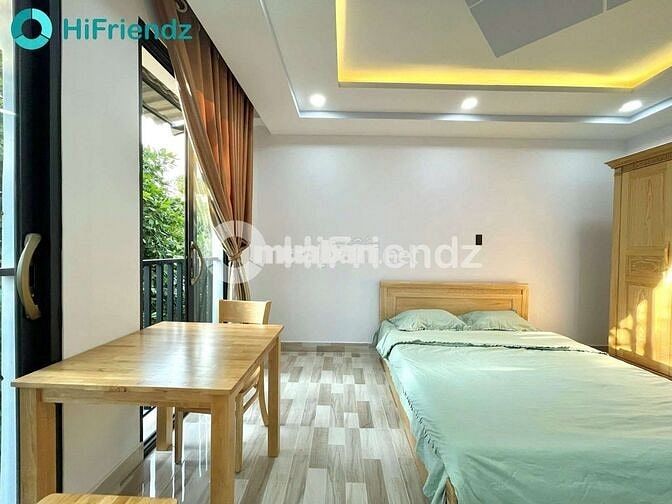 CĂN HỘ STUDIO 40M2 BAN CÔNG FULL NỘI THẤT GẦN QUẬN PHÚ NHUẬN 