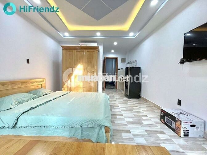 CĂN HỘ STUDIO 40M2 BAN CÔNG FULL NỘI THẤT GẦN QUẬN PHÚ NHUẬN 