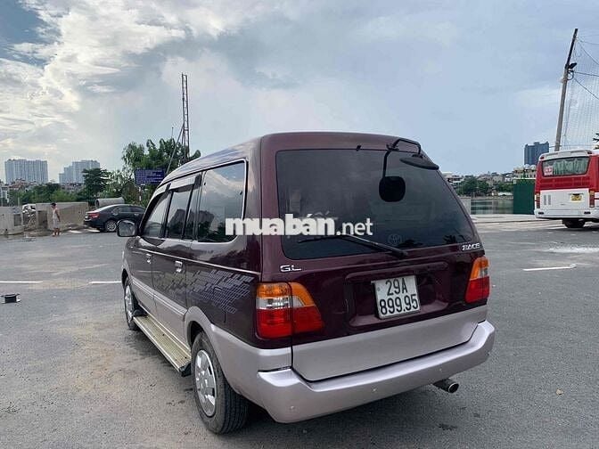 Toyota Zace 2004 Đỏ mận 7 chỗ