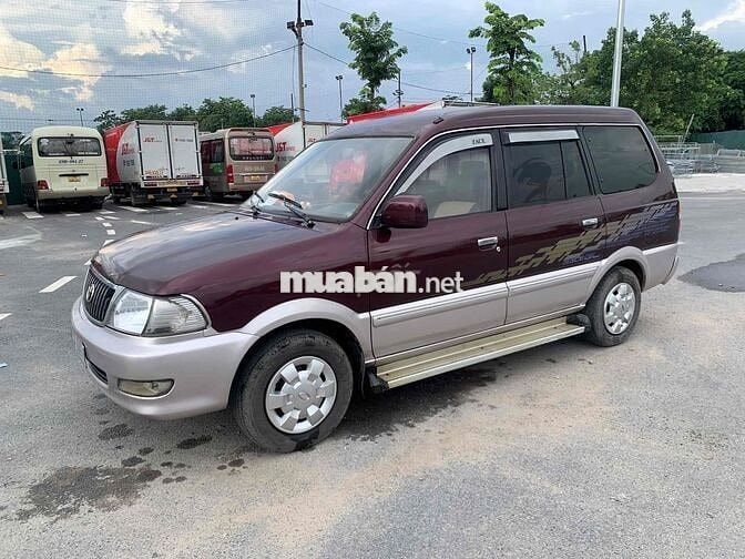 Toyota Zace 2004 Đỏ mận 7 chỗ