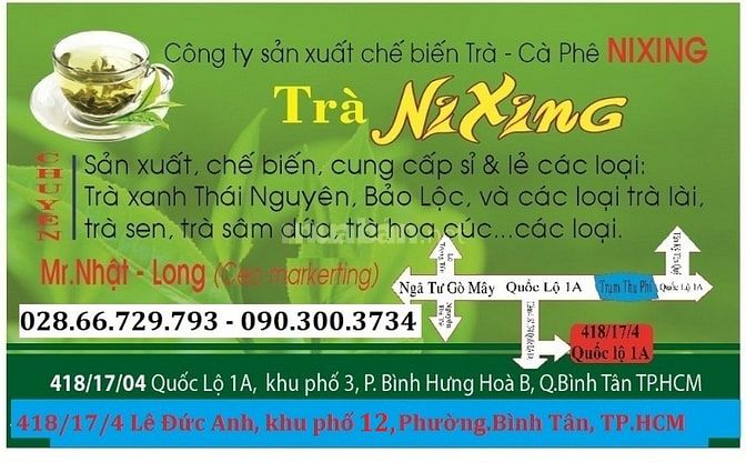 Chuyên cung cấp trà giá rẻ cho quán cà phê, ân uống,  căn tin...