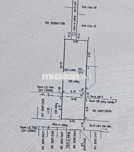 BÁN ĐẤT THỔ CƯ - LÂM VĂN BỀN - QUẬN 7
