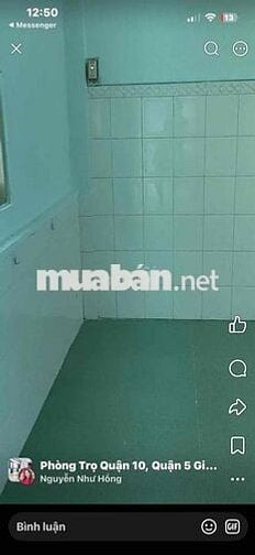 CHO THUÊ PHÒNG TRỌ TT QUẬN 5 CÁCH ĐHSG 500m 10/8/2026 sẽ trống