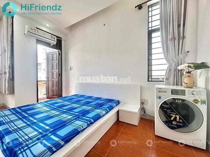 Phòng tách bếp Ban công 35m2 kế cầu Chữ Y sát Sư Phạm Q5