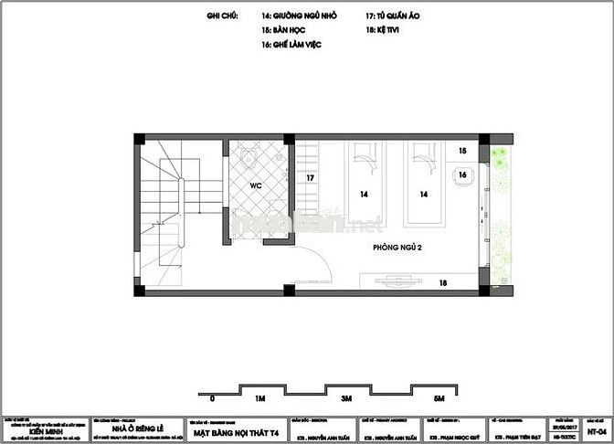 Nhà KTS 165m2 sử dung/5 tầng 3 ngủ thoáng sáng công năng tối ưu bán