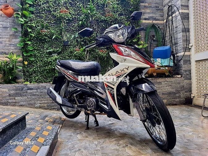 SYM Galaxy 50 2023 Đen, trắng, đỏ
