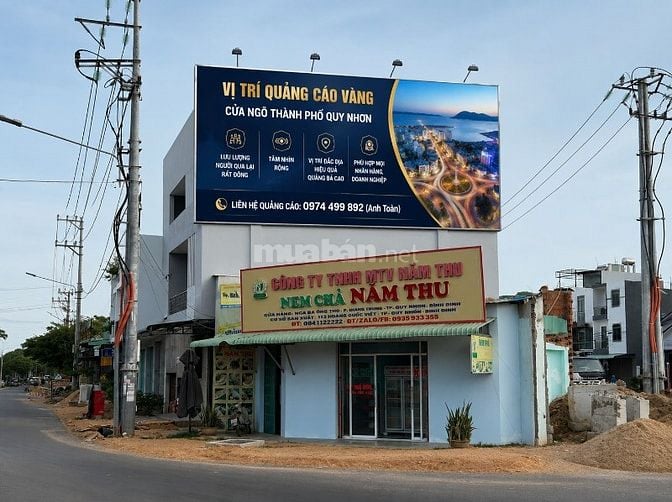 Mũi tàu ngã 3 ông Thọ - cho thuê vị trí gắn biển quảng cáo