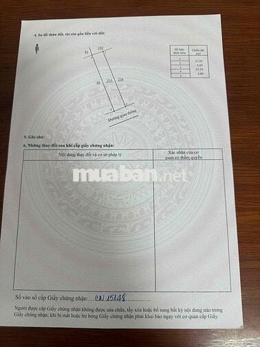 Đất ngộp SHR liền kề KCN Bàu Cạn sân bay Long Thành
