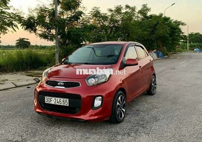 Kia Morning 2015 Số sàn màu Đỏ