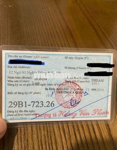 Honda Super Dream 110 2016 Xanh ngọc - Trắng