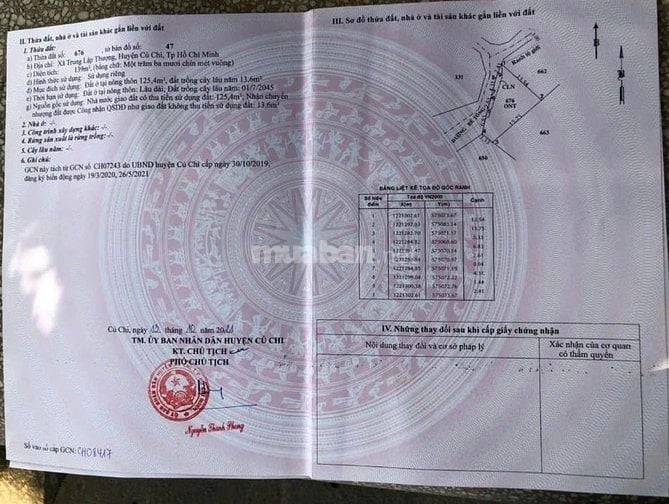 CG đất xã TLT 139m2 ONT xây dựng ngay chỉ 980 triệu còn bớt lộc.