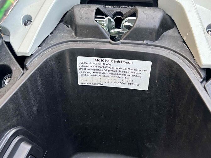 Honda Airblade 125 Abs Thể thao 2026 như mới 676km