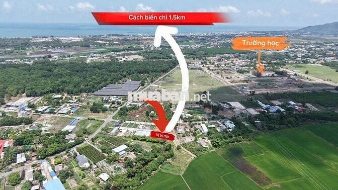 BÁN LÔ 148M2 CHỈ 599TR, SỔ SẲN CÔNG CHƯNG NGAY. CÁCH BIỂN  CHỈ 1,5KM  