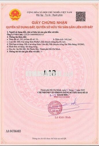 BÁN LÔ 148M2 CHỈ 599TR, SỔ SẲN CÔNG CHƯNG NGAY. CÁCH BIỂN  CHỈ 1,5KM  