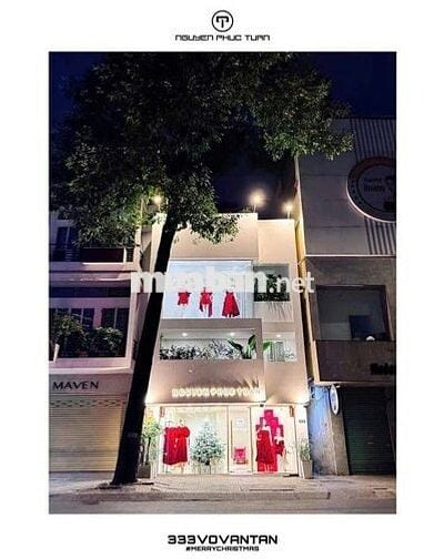 Shop MT 333 Võ Văn Tần, Q3. Dt: 6x10m, Kc: trệt 2 lầu. Gía: 55tr