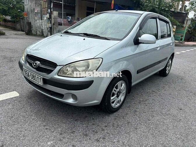 Hyundai Getz 2009 Số sàn Bạc Nhập khẩu