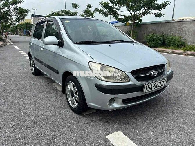 Hyundai Getz 2009 Số sàn Bạc Nhập khẩu