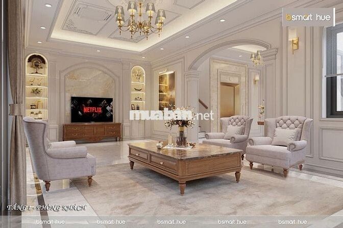 BIỆT THỰ NGHĨ DƯỠNG ĐƠN LẬP CÓ SÂN VƯỜN CỐT NỀN CAO KHÔNG NGẬP LỤT
