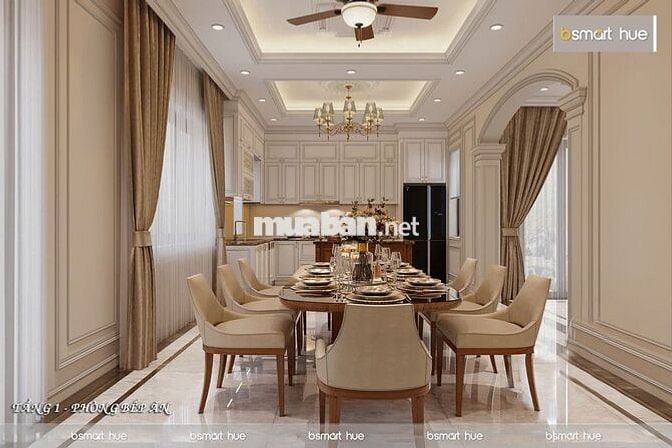 BIỆT THỰ NGHĨ DƯỠNG ĐƠN LẬP CÓ SÂN VƯỜN CỐT NỀN CAO KHÔNG NGẬP LỤT