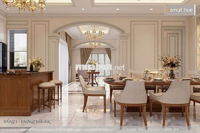 BIỆT THỰ NGHĨ DƯỠNG ĐƠN LẬP CÓ SÂN VƯỜN CỐT NỀN CAO KHÔNG NGẬP LỤT