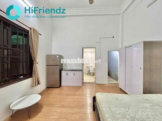 STUDIO FULL NỘI THẤT CỬA SỔ THOÁNG KHU SÂN BAY