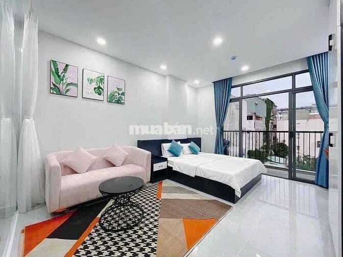 Studio Ngắn Bếp_ Full nội thất ngay Big C Giao với Sư Vạn Hạnh_45m2