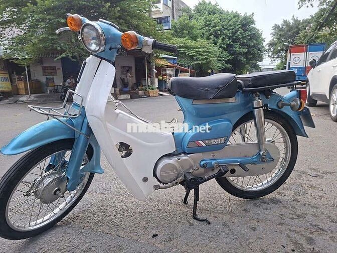 Honda Cub 50cc Xanh Trắng giấy tờ đầy đủ 
