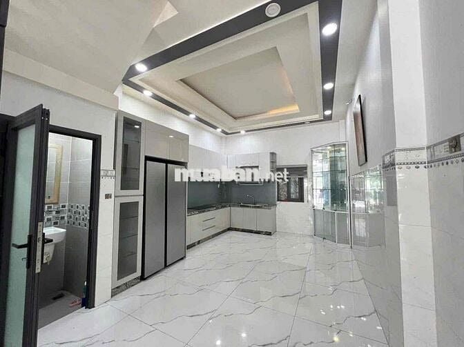 Cho Thuê Nhà Vườn Lài APĐ Q12 DT 250m2 1Trệt 3Lầu 5Pn 6Wc Hẻm 12M