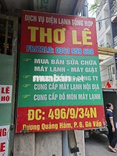 cần tuyển thợ  điện lạnh hoặc lao động phổ thông 