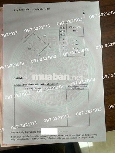 Chính chủ cần bán nhanh lô đất mặt đường, nở hậu, vị trí đẹp