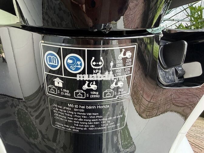 Honda SH125i 2025 Trắng
