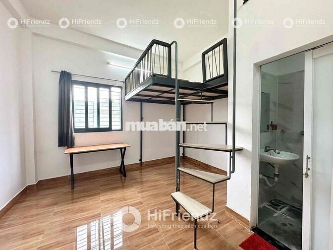 Cho Thuê Phòng Gác Cửa Sổ Trời Nội Thất Gần Âu Cơ - Đại Học Văn Hiến