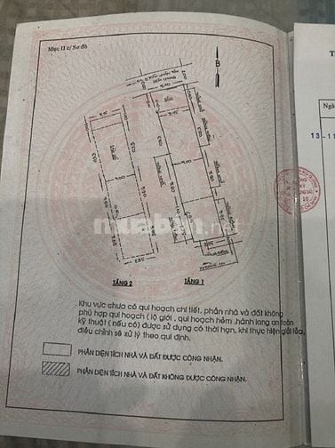 Bán Nhà HẼM 3m, ĐƯỜNG TRẦN NHÂN TÔN 47.9m2- 2Tầng -7,6TỶ. P2Q10