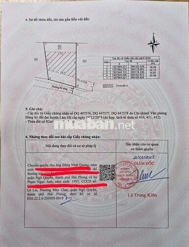 Đất ven Đà Lạt- 371m2 ( thực tế 500m2) 1.299 ty
