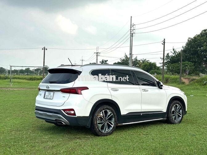 Hyundai Santa Fe 2018 Htrac đặc biệt Xăng Trắng