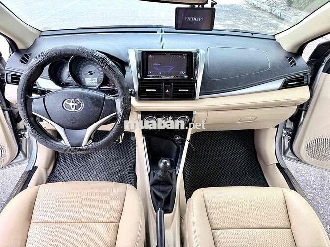 Toyota Vios 2016 1.5 E Số sàn máy mới bao zin chec