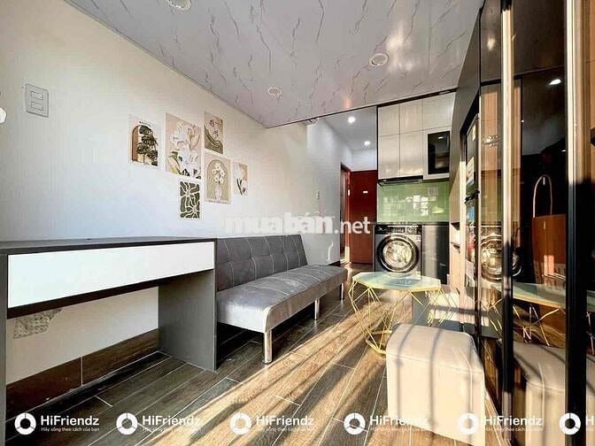 PHÒNG CÓ GÁC BAN CÔNG FULL NỘI THẤT GẦN ĐH VĂN HIẾN - NGÃ TƯ BỐN XÃ
