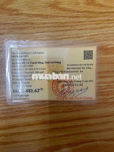 Honda Air Blade 2012 Trắng đỏ 108cc