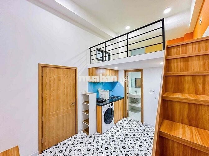 🔥GÁC CỬA SỔ TRỜI FULL NỘI THẤT MÁY GIẶY RIÊNG GẦN QUẬN 1 - QUẬN 4 🔥