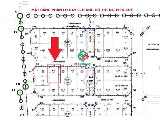 Bán 250m2 lô biệt thự khu Đô Thị Nguyên Khê,Phúc Thịnh,Hà Nội
