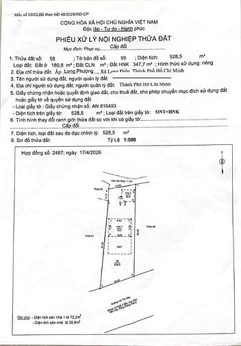 Mặt tiền 495 Võ Thị Sáu, xã Long Điền, Bà Rịa (TP.HCM mới)